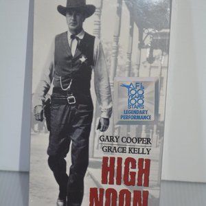 High Noon VHS Tape 1997 Grace Kelly Gary Cooper Western Movie New Factory Sealed
